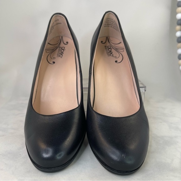 Abeo B.I.O. System Venice size 6N Black Leather heel dress shoes - Picture 9 of 12